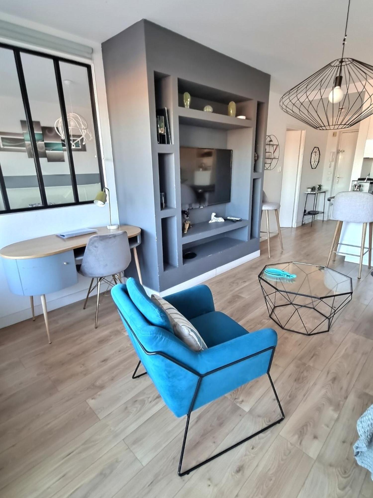 Appartement T2 Prado Chanot Plage Марсель Экстерьер фото