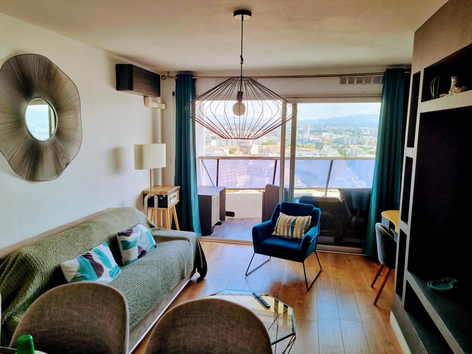 Appartement T2 Prado Chanot Plage Марсель Экстерьер фото